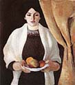 The Artist's Wife with Apples